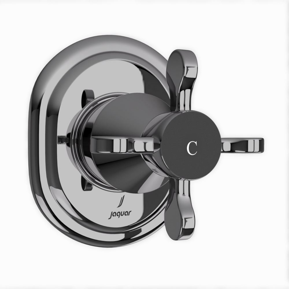 Picture of In-wall Stop Valve Cold Only - Black Chrome