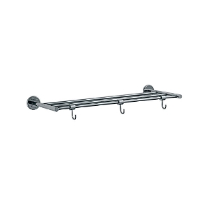 Picture of Towel Shelf with 3 Hooks - Chrome