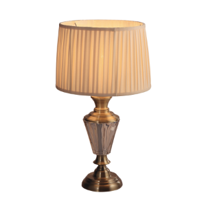 Picture of 1 LT Fabric Shade Table Lamp - Antique Brass