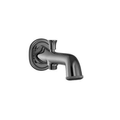 Picture of Queens Prime Bath Spout with Diverter - Black Chrome