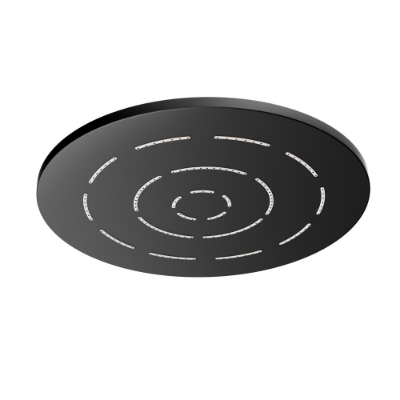 Picture of Single Function Round Shape Maze Overhead Shower - Black Matt