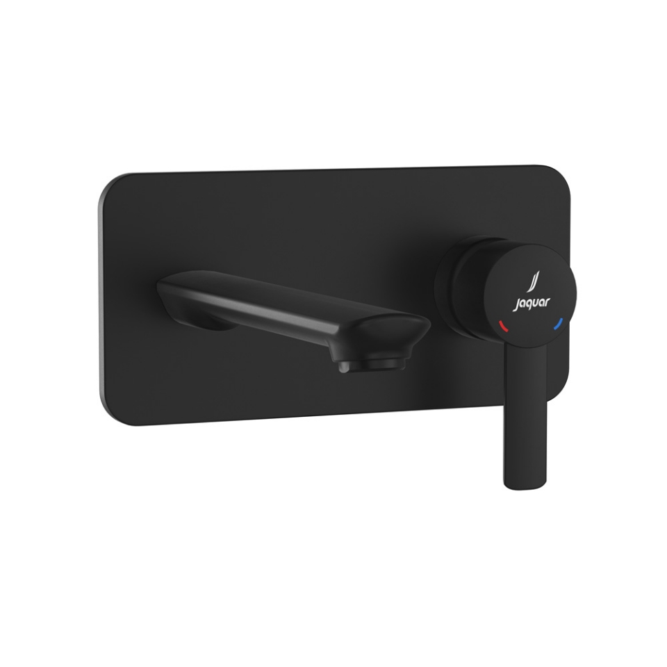 Picture of Exposed Parts of Single Lever Built-in In-wall Manual Valve - Black Matt